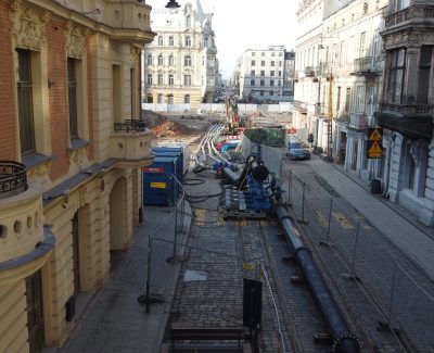 Bypass dla modernizacji kanalizacji ogólnospławnej na ulicy Zielonej w Łodzi, Polska
