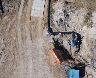 Bypass przy renowacji kanału ogólnospławnego na ul. Żbikowska w Pruszkowie